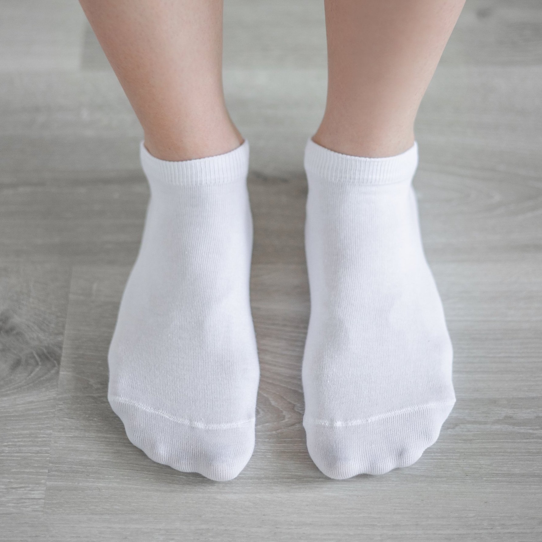 Nizke bombažne nogavice - White (3 pack) - slika 2
