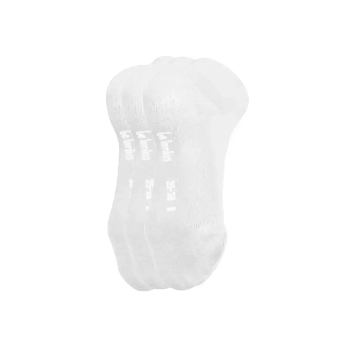 Nizke bombažne nogavice - White (3 pack) - slika 4