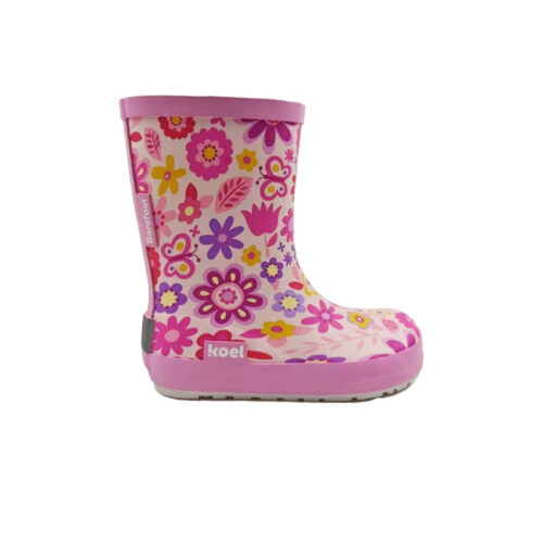 Wellie Bare - Fuchsia Flowers
