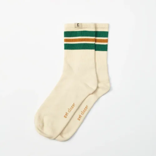 Nogavice Sport - Green & Brown
