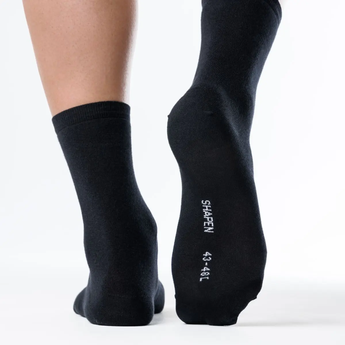 Nogavice Smooth Classic - Black - slika 4